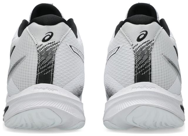 アシックス 1053A071-100-26.0 ユニセックス バレーボールシューズ NETBURNER BALLISTIC FF MT 4（WHITE/BLACK・サイズ：26.0cm）asics[1053A071100260] 返品種別A