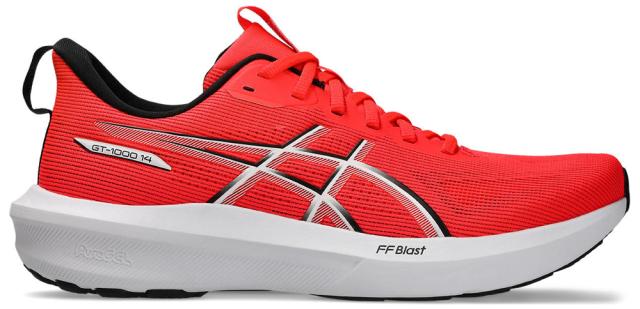 アシックス メンズ ランニングシューズ GT-1000 14（FLASH RED/BLACK・サイズ：26.5cm） asics 1011C077-600-26.5返品種別A