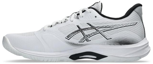 アシックス ユニセックス バレーボールシューズ NETBURNER BALLISTIC FF 4（WHITE/BLACK・サイズ：25.5cm） 1053A070-100-25.5返品種別A