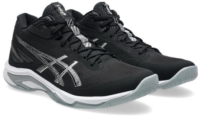 アシックス 1053A071-001-27.0 ユニセックス バレーボールシューズ NETBURNER BALLISTIC FF MT 4（BLACK/WHITE・サイズ：27.0cm）asics[1053A071001270] 返品種別A