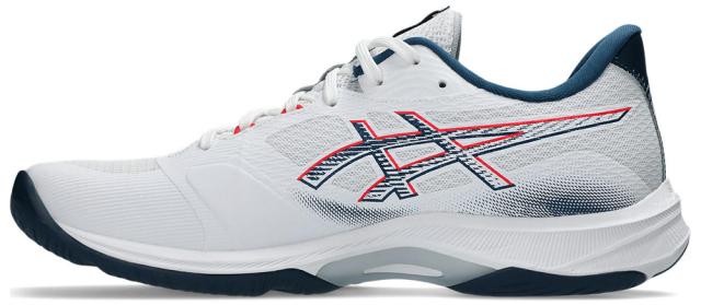 アシックス ユニセックス バレーボールシューズ NETBURNER BALLISTIC FF 4（WHITE/MAKO・サイズ：26.5cm） 1053A070-101-26.5返品種別A