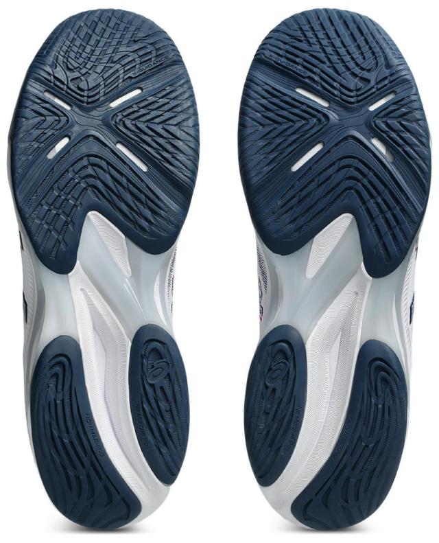 アシックス ユニセックス バレーボールシューズ NETBURNER BALLISTIC FF 4（WHITE/MAKO・サイズ：27.0cm） 1053A070-101-27.0返品種別A