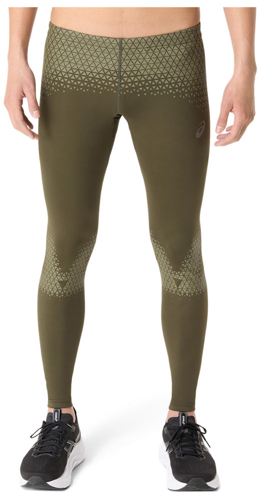 アシックス 2011D008-200-M メンズ MOTION MUSCLE SUPPORT スタビリティタイツ（ブラウンストーン×マントルグリーン・サイズ：M）asics[2011D008200M] 返品種別A