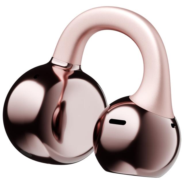 REGZA（レグザ） RB-A1S(RG) イヤーカフ型完全ワイヤレスBluetoothイヤホン（ローズゴールド）REGZA[RBA1SRG] 返品種別A_4
