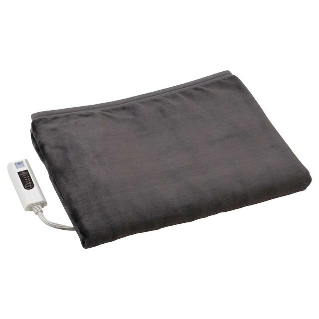 シィー・ネット CDMS305GY 電気毛布（敷タイプ・140×80cm ダークグレー）【暖房器具】C:NET[CDMS305GY] 返品種別A