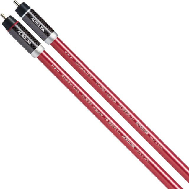 アクロリンク 7N-A2050LEG0.6R(ペア) RCAケーブル（0.6m・ペア）ACROLINK《7N-A2050 Leggenda》[7NA2050LEG06Rペア] 返品種別A