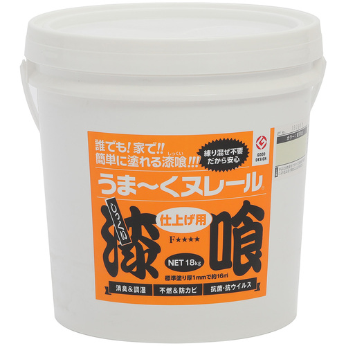 日本プラスター 12UN29 建築・内装用壁材 うま〜くヌレール 18kg 若草色[12UN29ニホンプラスタ] 返品種別B