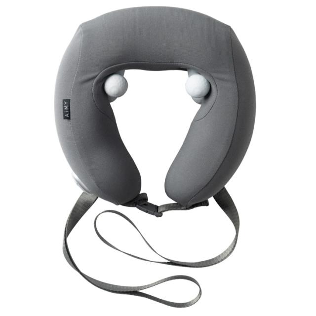 AiMY ネックマッサージャー(ダークグレー) AiMY(エイミー) COMPACT NECKMASSAGER(コンパクトネックマッサージャー) AIM-036(GY)返品種別A