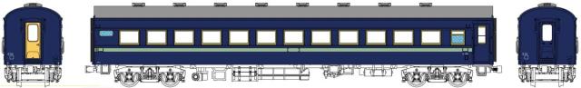 トラムウェイ (HO) TW61-05C 国鉄オロ61青15号 トラムウェイ TW61-05C オロ61 アオ返品種別B