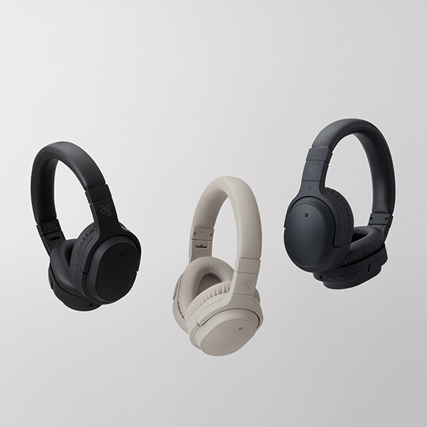 ag ノイズキャンセリング機能搭載Bluetooth対応ダイナミック密閉型ヘッドホン(クレイ) WHP01K MK2　CLAY AG-WHP01KMK2CL返品種別A_6