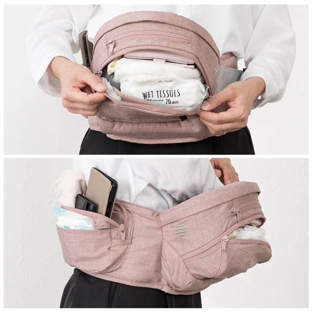 napnap(ナップナップ) napnap ナップナップ 折りたためるヒップシート Tran（クラシックピンク）  BF018901-1A-2C返品種別A napnap(ナップナップ) napnap ナップナップ 折りたためるヒップシート