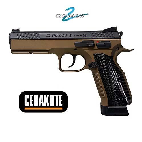 Carbon8 CZオフィシャルライセンス SHADOW-2 セラコート・BRONZE CO2 ブローバック【CB15】【STGA認証済】【対象年令 18才以上用】エアガン 返品種別B