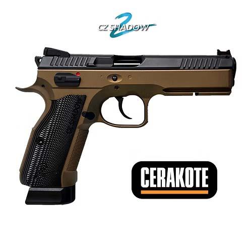 Carbon8 CZオフィシャルライセンス SHADOW-2 セラコート・BRONZE CO2 ブローバック【CB15】【STGA認証済】【対象年令 18才以上用】エアガン 返品種別B_1