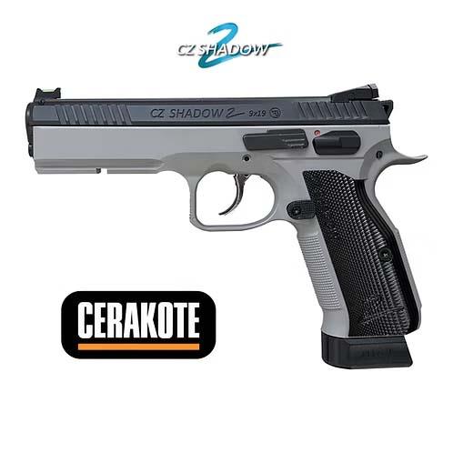 Carbon8 CZオフィシャルライセンス SHADOW-2 セラコート・GREY CO2 ブローバック【CB16】【STGA認証済】【対象年令 18才以上用】エアガン 返品種別B