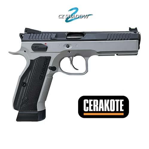 Carbon8 CZオフィシャルライセンス SHADOW-2 セラコート・GREY CO2 ブローバック【CB16】【STGA認証済】【対象年令 18才以上用】エアガン 返品種別B_1