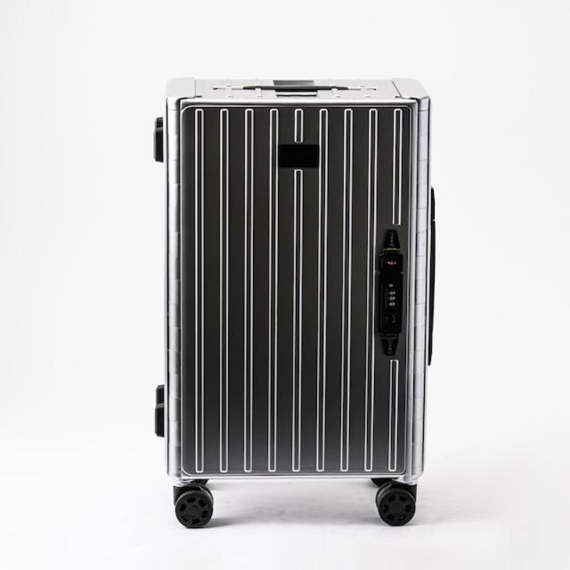 ＆.FLAT TRM-FL14400001-SV 折り畳めるキャリーケース メタリック