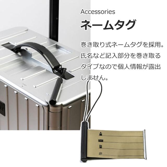 ＆.FLAT TRM-FL14400002-KH 折り畳めるキャリーケース マットカラー