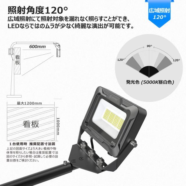 グッド・グッズ LD-K2M 一体型LEDアームライト 30W　3150lmGOODGOODS[LDK2M] 返品種別A_7