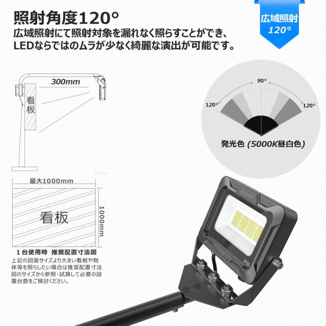 グッド・グッズ LD-K8B 一体型アームライト(黒)　昼白色　2100lm/20WGOODGOODS　看板照明[LDK8B] 返品種別A_9