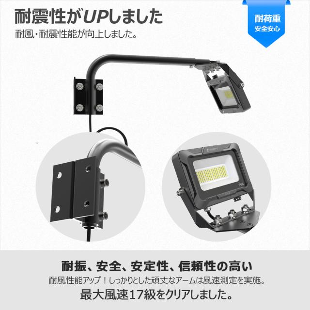 グッド・グッズ LD-K8B 一体型アームライト(黒)　昼白色　2100lm/20WGOODGOODS　看板照明[LDK8B] 返品種別A_10