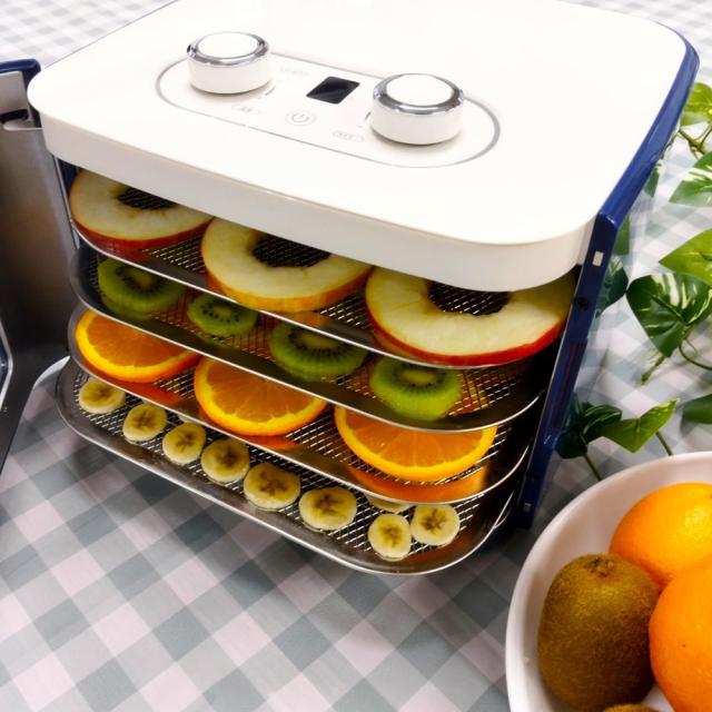 東明テック TTM-270BL 家庭用食品乾燥機　ブルーTOHMEI　フードドライヤー　プチマレンギmini[TTM270BL] 返品種別A_4