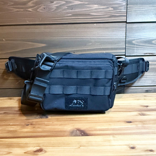 リーニア MSB-67-BLACK LG ウエストバッグ スナイパー(ブラック)ライズファクトリー LINHA WAISTBAG THE SNIPER[MSB67BLACK] 返品種別A