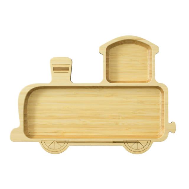 agney(アグニー) BF010954-1A-2A 木製 キッズプレートセット（きかんしゃ）[BF0109541A2A] 返品種別A