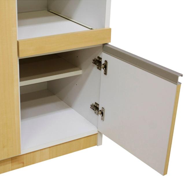 後藤家具物産・大川リビング木工社 国産60レンジ台(ナチュラル) RB-03-2-NA返品種別B