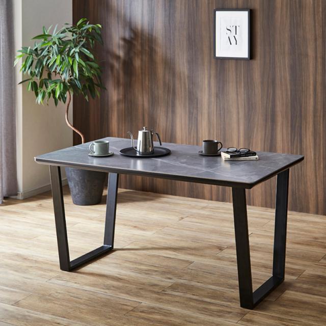 後藤家具物産・大川リビング木工社 セラミック180ダイニングテーブル(幅180cm/ホワイト) DT-ALT-180-WH返品種別B_1