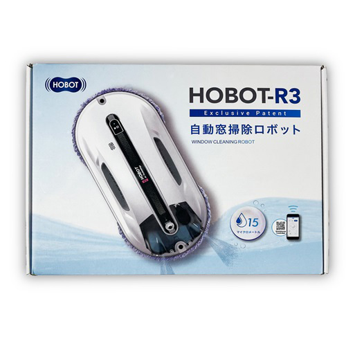 HOBOT HOBOT-R3 自動窓拭きロボット（ホワイト）HOBOT[HOBOTR3] 返品