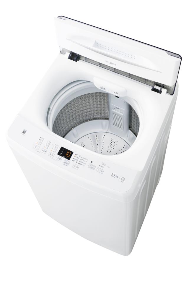 2023年製 ハイアール製の全自動洗濯機「JW-U55B」5.5kg