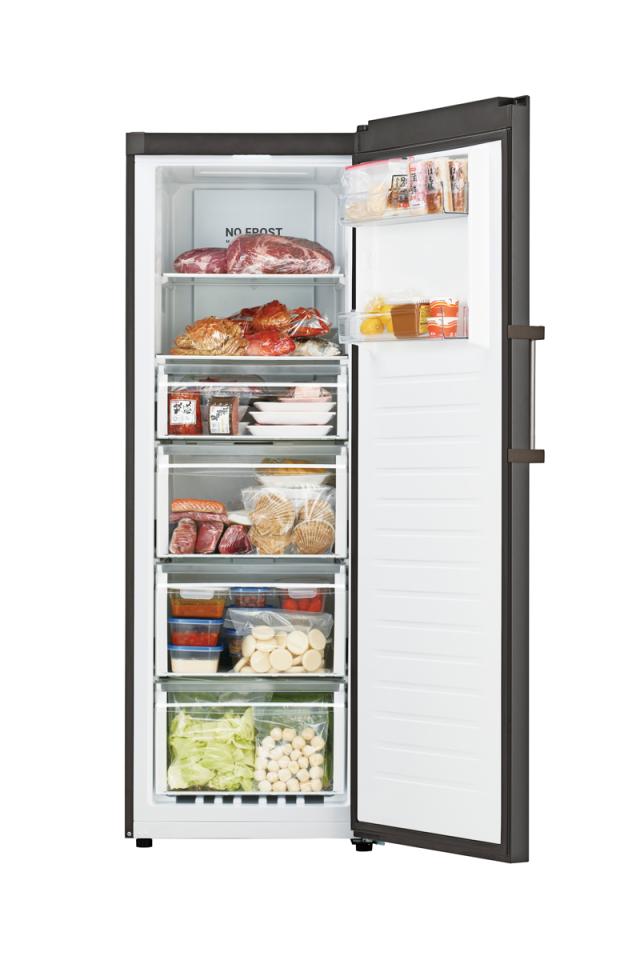 ハイアール JF-NUF280CR-K 280L 冷凍庫【右開き】ブラック【フリーザー