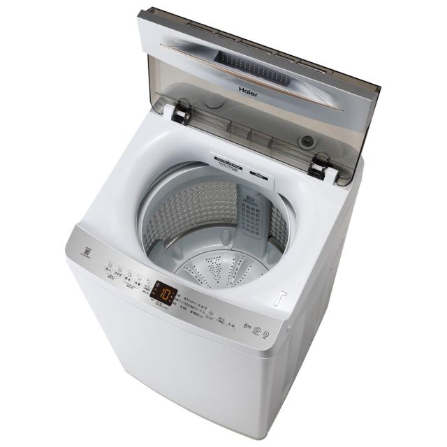 ハイアール JW-UD80B-W 8.0kg 全自動洗濯機　ホワイトHaier[JWUD80BW] 返品種別A