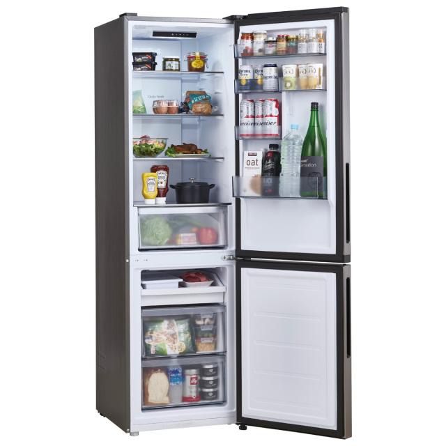 ハイアール JR-M28AR-S 279L 2ドア冷蔵庫（ステンレスシルバー）【右