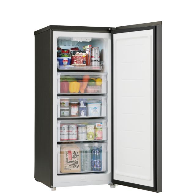 ハイアール JF-UF14B-H 135L 1ドア冷凍庫（グレー）【右開き