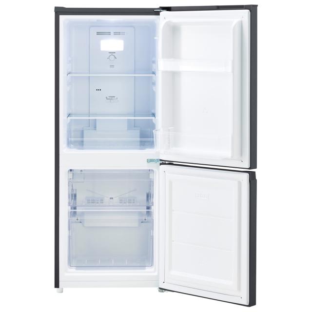 ハイアール JR-NF140RJ-H 140L 2ドア冷蔵庫（マットグレー）【右開き