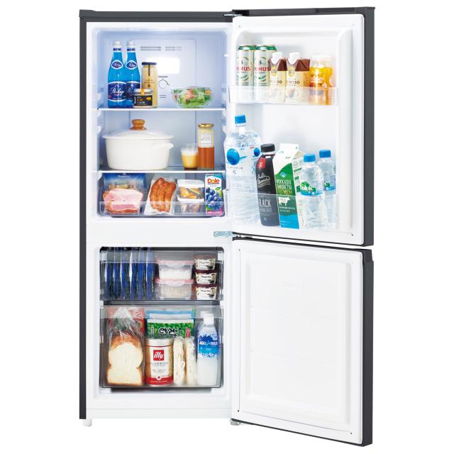 ハイアール JR-NF140RJ-H 140L 2ドア冷蔵庫（マットグレー）【右開き