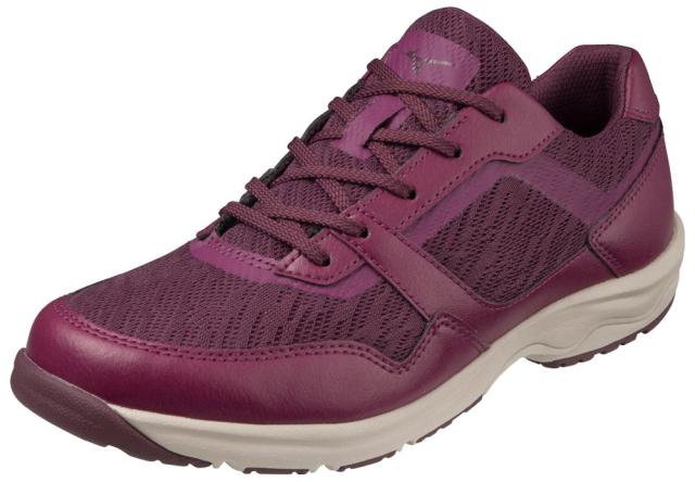 ミズノ レディース ウォーキングシューズ（パープル・サイズ：22.5cm） mizuno LD アラウンド 3 SW B1GD221567225返品種別A