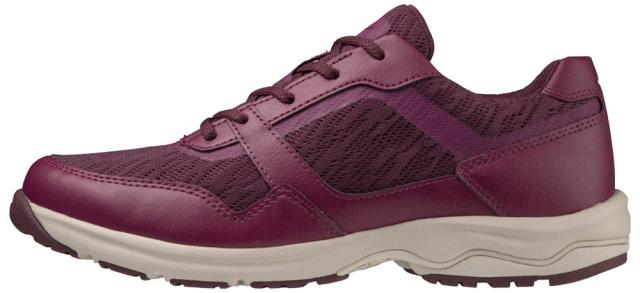 ミズノ レディース ウォーキングシューズ（パープル・サイズ：22.5cm） mizuno LD アラウンド 3 SW B1GD221567225返品種別A
