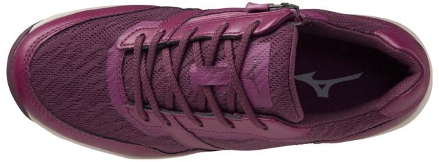 ミズノ レディース ウォーキングシューズ（パープル・サイズ：22.5cm） mizuno LD アラウンド 3 SW B1GD221567225返品種別A