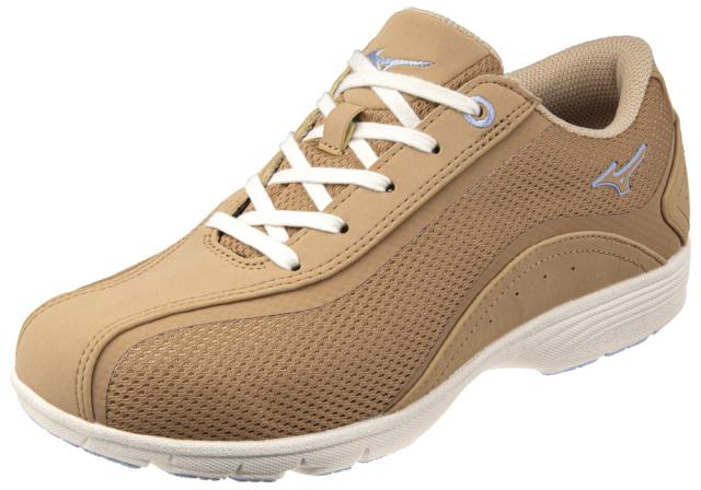 ミズノ B1GF193249220 レディース ウォーキングシューズ（ベージュ・サイズ：22.0cm）mizuno LS802[B1GF193249220] 返品種別A