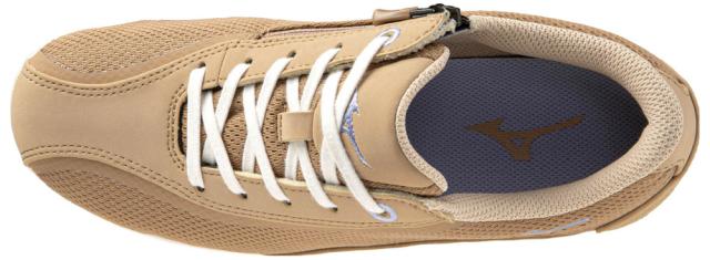 ミズノ B1GF193249220 レディース ウォーキングシューズ（ベージュ・サイズ：22.0cm）mizuno LS802[B1GF193249220] 返品種別A