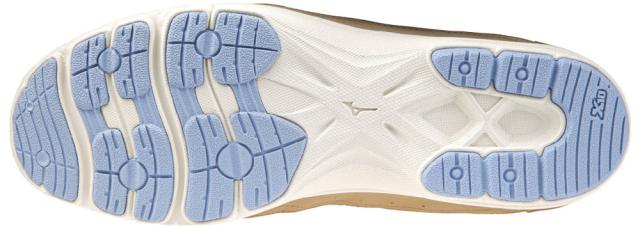 ミズノ B1GF193249220 レディース ウォーキングシューズ（ベージュ・サイズ：22.0cm）mizuno LS802[B1GF193249220] 返品種別A