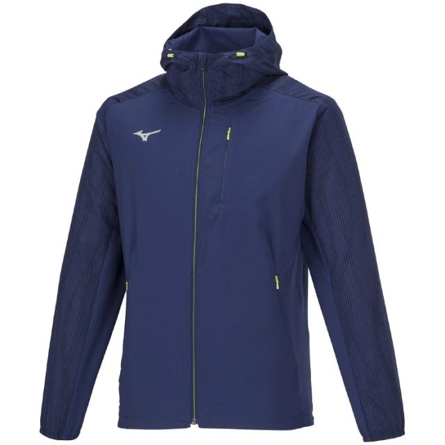 ミズノ 32MCA01013S クロスフーディジャケット（エステートブルー・サイズ：S）MIZUNO　メンズ[32MCA01013S] 返品種別A