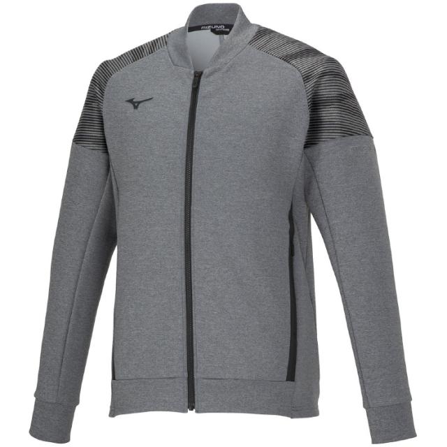 ミズノ 32MCA05506XL ストレッチスウェットジャケット（グレー杢・サイズ：XL）MIZUNO　メンズ[32MCA05506XL] 返品種別A