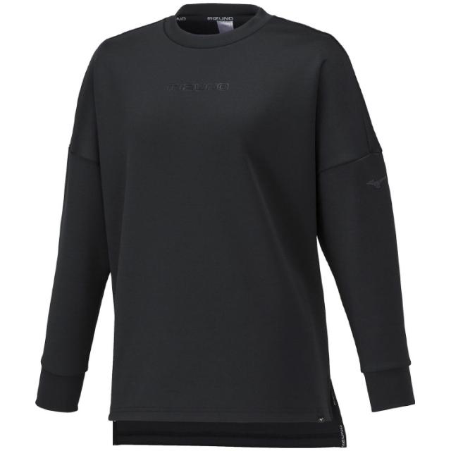 ミズノ 32MCA33209XL ストレッチスウェットクルー（ブラック・サイズ：XL）MIZUNO ウィメンズ[32MCA33209XL] 返品種別A