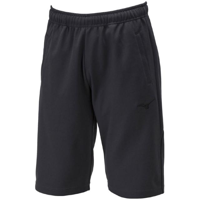 ミズノ 32MDA12607L ウォームアップハーフパンツ（キャスチャコール×ブラック・サイズ：L）MIZUNO[32MDA12607L] 返品種別A