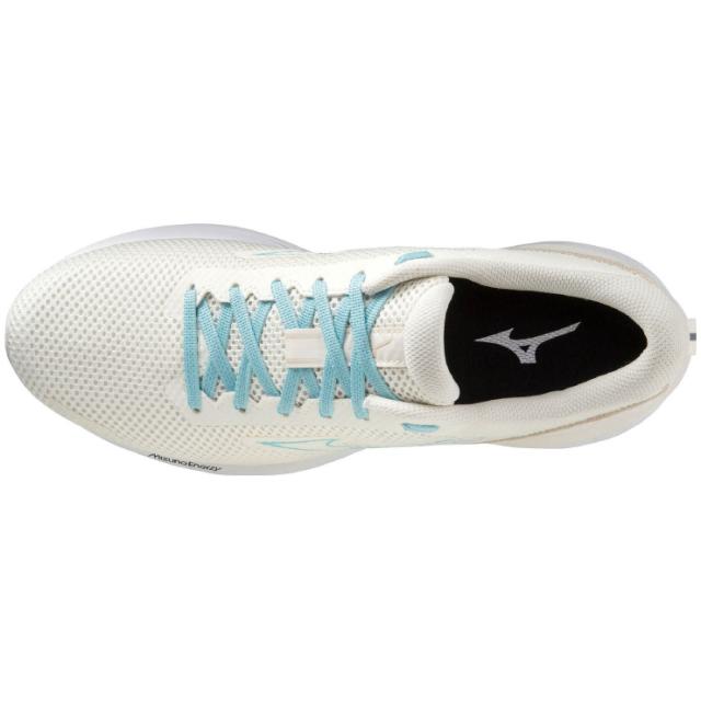 ミズノ ランニングシューズ　ウエーブリボルト3（オフホワイト×ブルー×ホワイト・サイズ：23.5cm） J1GC231402235返品種別A