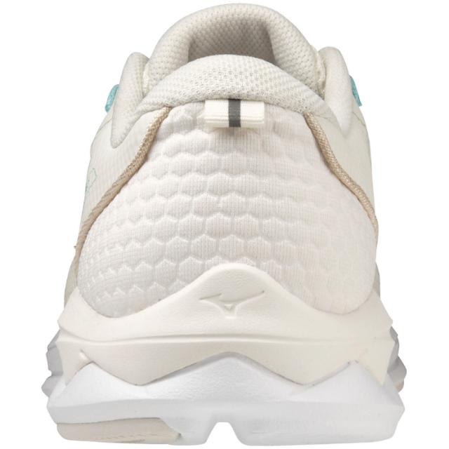 ミズノ ランニングシューズ　ウエーブリボルト3（オフホワイト×ブルー×ホワイト・サイズ：23.5cm） J1GC231402235返品種別A