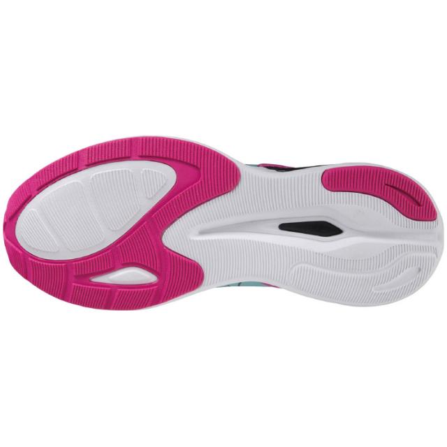 ミズノ レディース ランニングシューズ ウエーブリボルト3（ブルー×ブラック×ピンク・サイズ：23.0cm） J1GD238121230返品種別A